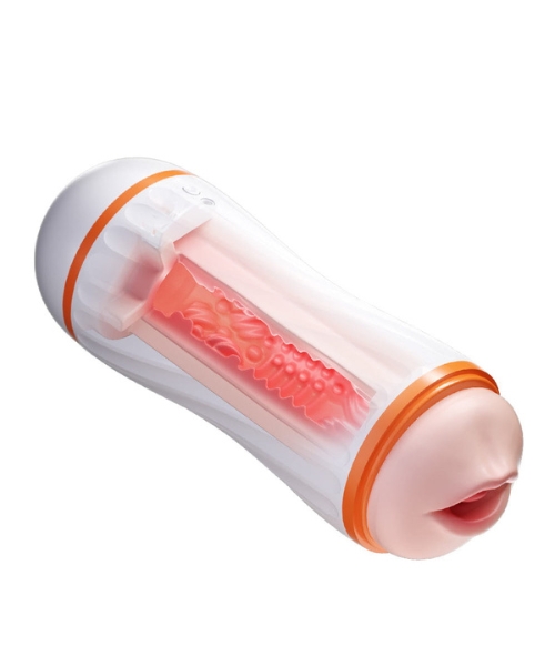 Masturbador Duplo Vagina e Boca Com 12 Modos de Vibração - YOUVIBE - Imagem 4