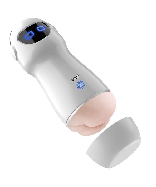 Masturbador Formato de Lanterna Formato de Ânus com Vibração e Voz - S Robot - Imagem 3