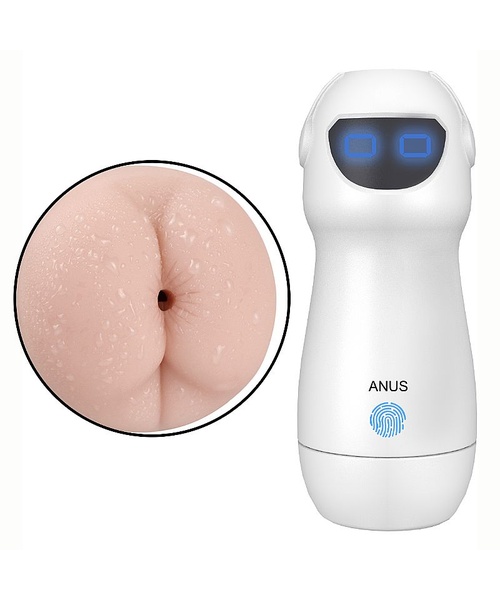 Masturbador Formato de Lanterna Formato de Ânus com Vibração e Voz - S Robot - Imagem 2