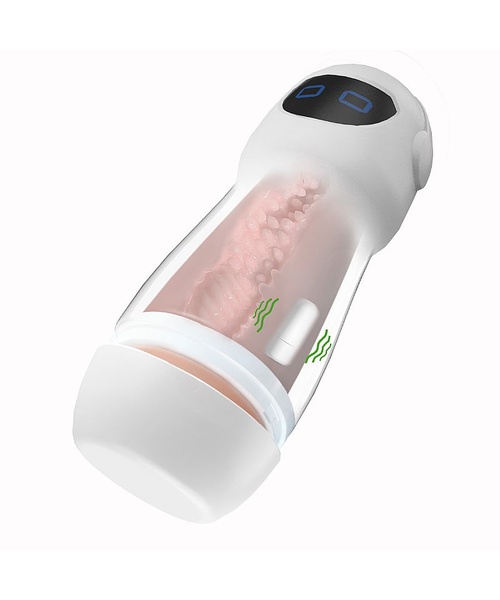 Masturbador Formato de Lanterna Formato de Ânus com Vibração e Voz - S Robot - Imagem 7
