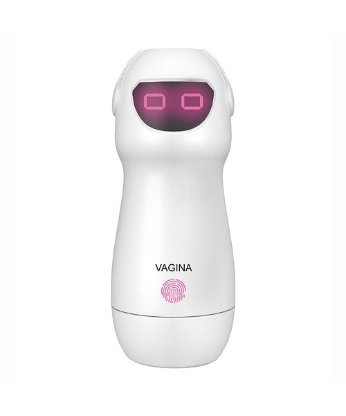 Masturbador Formato de Lanterna Formato de Vagina com Vibração e Voz - S Robot - Imagem 4