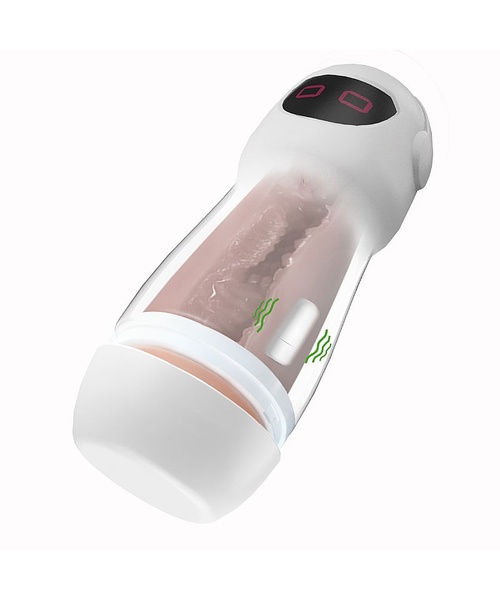 Masturbador Formato de Lanterna Formato de Vagina com Vibração e Voz - S Robot - Imagem 7