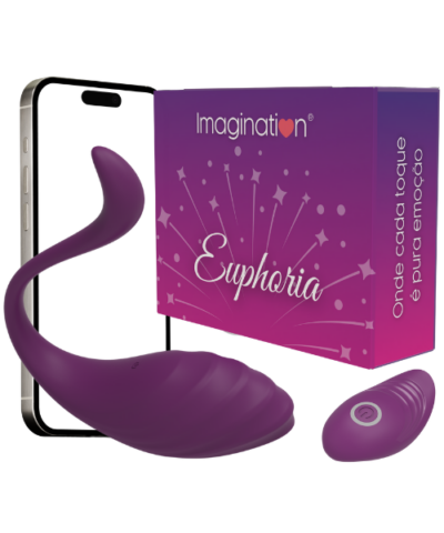 Vibrador Malcolm 100% Silicone de Grau Superior, Super Silencioso e Potente, Recarregável, Controle via App e Wireless - Euphoria Imagination®