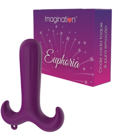 Plug Vibratório Eudora 100% Silicone de Grau Superior, Super Silencioso e Potente, Recarregável - Euphoria Imagination®