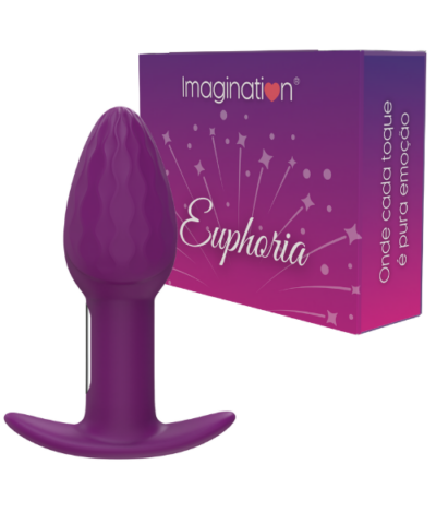 Plug Vibratório Elvira 100% Silicone de Grau Superior, Super Silencioso e Potente, Recarregável - Euphoria Imagination®