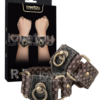 Rebellion Reign Handcuffs – Algemas em “Couro” com Detalhes Exclusivos