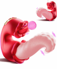 Vibrador Medusa’s Kiss de Língua Dupla Rotativa para o Ponto G e Clitóris - Recarregável - YOUVIBE