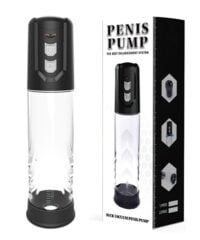 Bomba Peniana Automática SUCK VACUUM PENIS PUMP – 17,5 cm Penetráveis, 26,8 x 6 cm Totais – YOUVIBE Sistema Recarregável com Dupla Velocidade