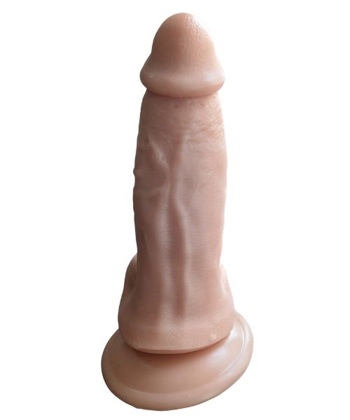 Pênis com Vibração Imagination® – Macio e Flexível com Ventosa – Medidas Aproximadas 20 x 5,5 cm – 15cm Penetrável - Imagem 10