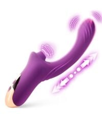 Vibrador Ponto G Premium – 9 Modos de Vibração Vai e Vem e Pulsação Inteligente