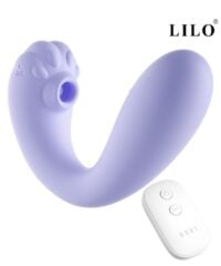 Vibrador Sugador Estimulador Duplo Wireless Premium – Ponto G + Clitóris com Controle Remoto