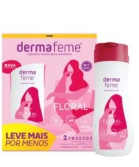 Dermafeme Floral Sabonete Íntimo Feminino 200ml - CIMED (Kit com 02)