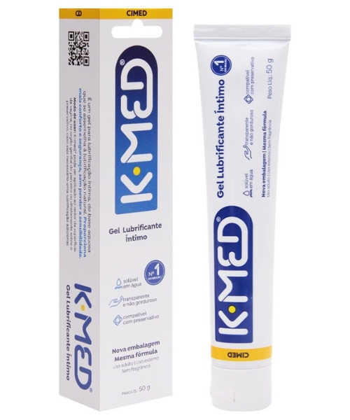 K-Med Bisnaga Lubrificante Íntimo Neutro 50g - CIMED