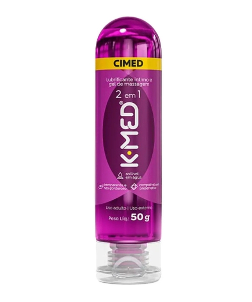 K-Med 2 Em 1 Lubrificante Íntimo Hidratante com Vitamina E 50g - CIMED