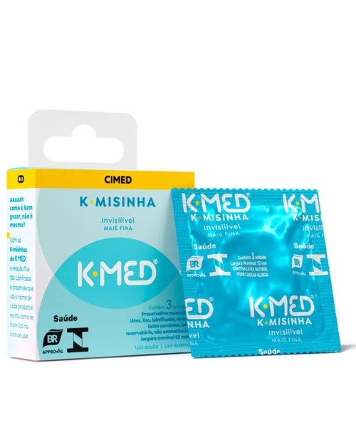 K-Med K-Misinha Invisível 03 Unidades - CIMED