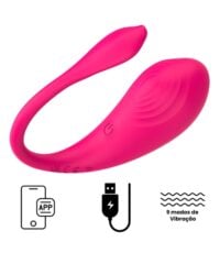 Vibrador para Casal com 9 Vibrações de Silicone e ABS Recarregável – Aplicativo App Love Spouse