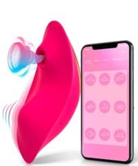 Vibrador com Sugador Clitoriano por Ondas de Pressão Controle Via Aplicativo – Discrição, Tecnologia e Prazer