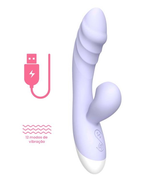 Vibrador com Sugador de Clitóris por Ondas de Pressão – Prazer Direto e Profundo