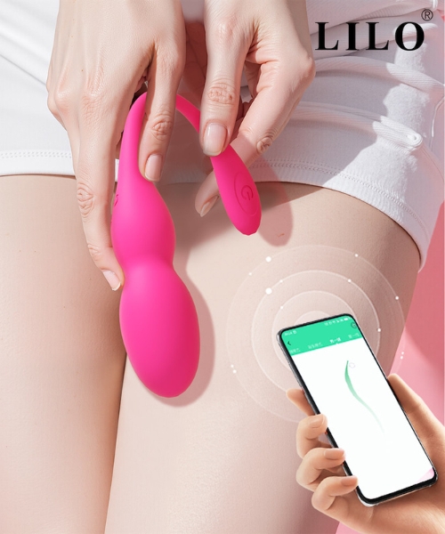 Vibrador Bullet Recarregável com 9 Modos de Vibração e com Controle Remoto via APP - Silicone Líquido - LILO - Imagem 9