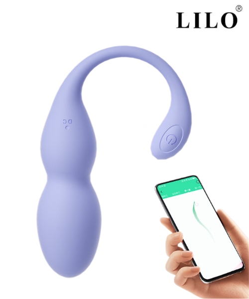 Vibrador Bullet Recarregável com 9 Modos de Vibração e com Controle Remoto via APP - Silicone Líquido - LILO