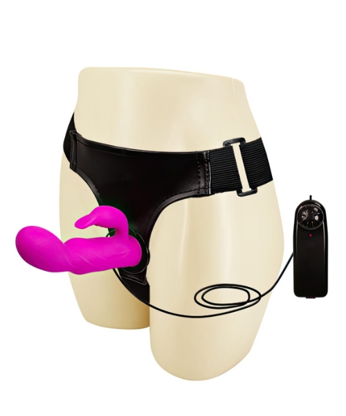 Cinta Peniana com Penetrador em Silicone, Controle Multivelocidade e Estimulador clitoriano - BAILE - Imagem 2