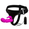 Cinta Peniana com Penetrador em Silicone, Controle Multivelocidade e Estimulador clitoriano - BAILE