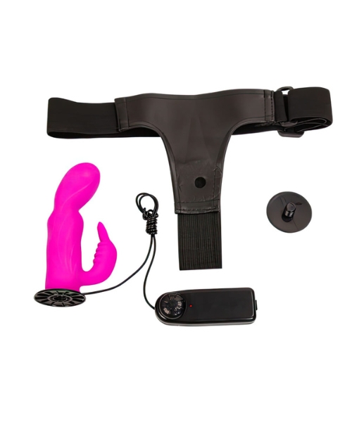 Cinta Peniana com Penetrador em Silicone, Controle Multivelocidade e Estimulador clitoriano - BAILE - Imagem 6