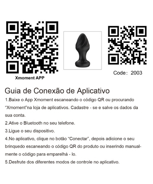 Plug Anal em Silicone com 9 Modos de Vibração e Controle por Aplicativo - YOUVIBE - Imagem 3