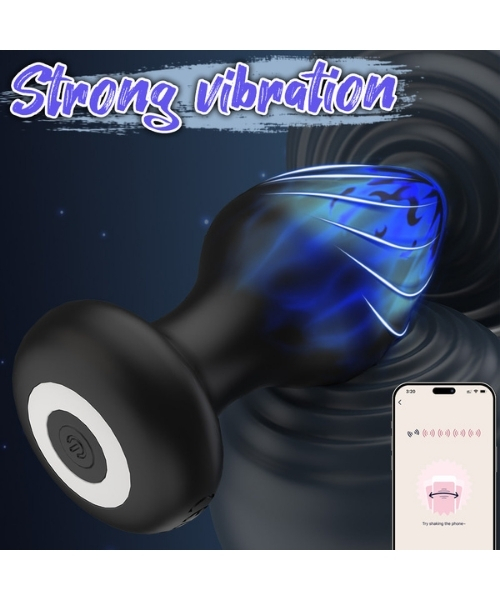 Plug Anal em Silicone com 9 Modos de Vibração e Controle por Aplicativo - YOUVIBE - Imagem 6