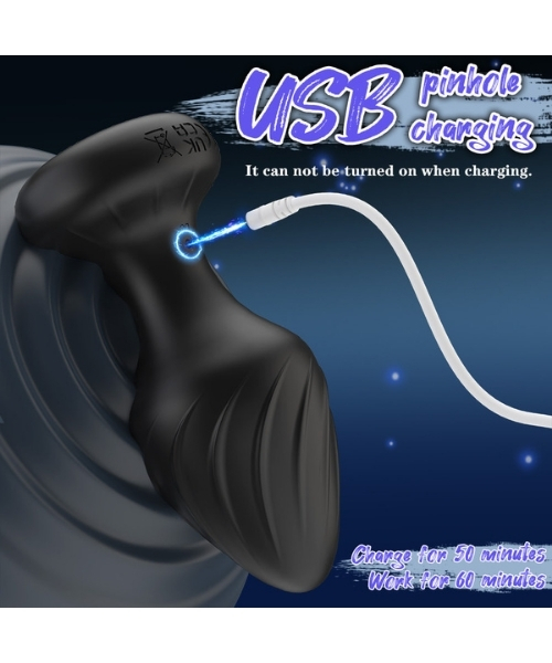 Plug Anal em Silicone com 9 Modos de Vibração e Controle por Aplicativo - YOUVIBE - Imagem 8