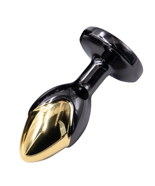 Plug Anal Bicolor de Luxo e Alta Tecnologia com Pedra Acrílica - Tamanho P - Youvibe - Imagem 3