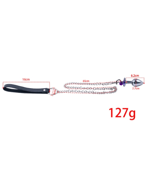 Plug de Aço Com Sino e Guia Corrente - Tamanho P - Youvibe - Imagem 3