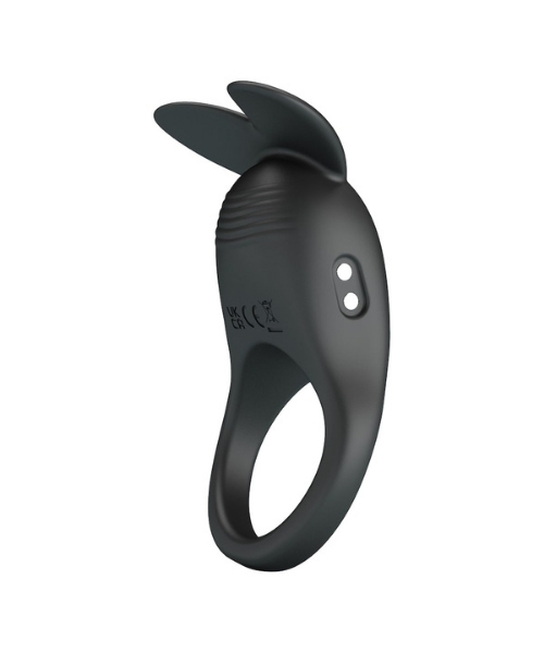 Anel Peniano Recarregável com 10 Modos de Vibração e Estimulador Clitoriano - PRETTY LOVE - Imagem 3