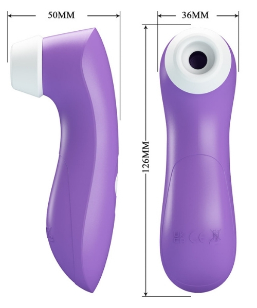 Sugador Clitoriano à Pilha com 8 Modos de Pulsação de Alta Qualidade - BAILE - Imagem 5