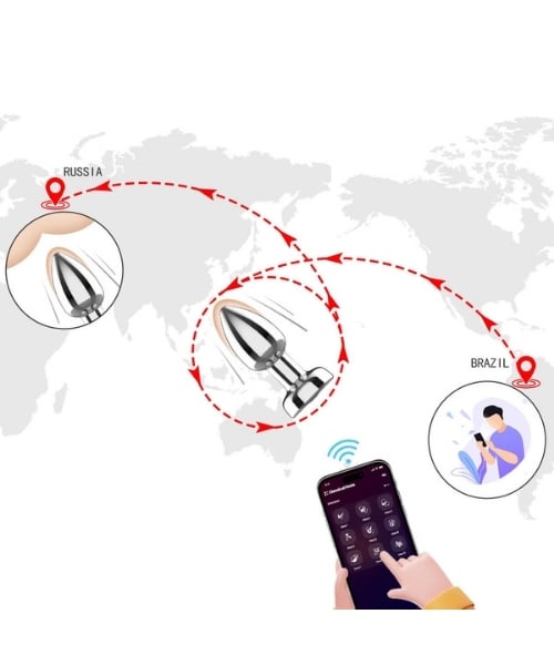 Plug Anal Cromado com 10 Modos de Vibração e Controle por Aplicativo - YOUVIBE - Imagem 10