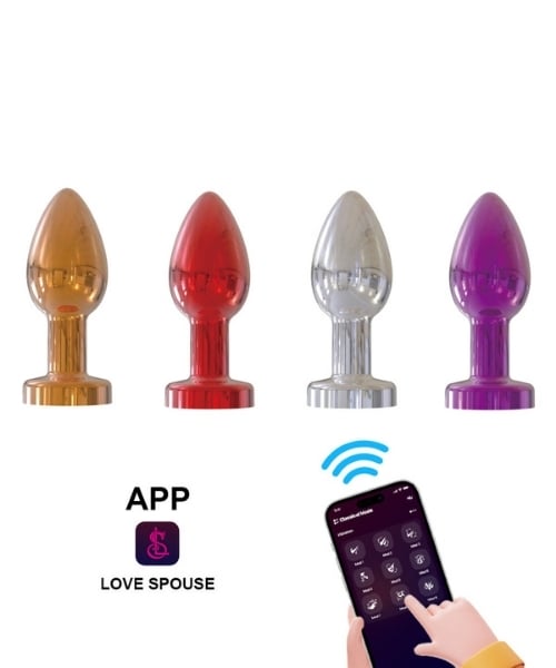 Plug Anal Cromado com 10 Modos de Vibração e Controle por Aplicativo - YOUVIBE - Imagem 3