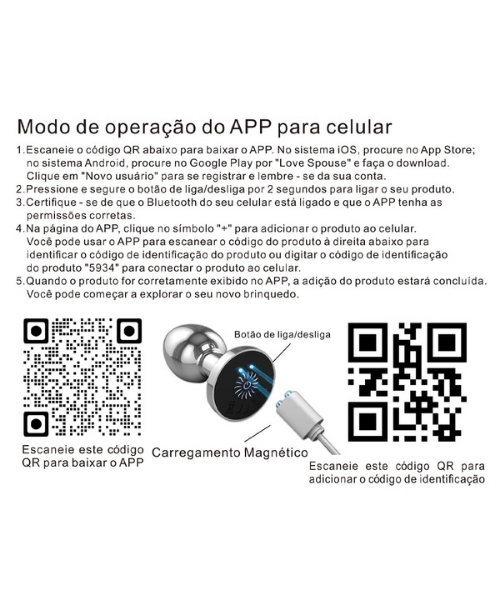 Plug Anal Cromado com 10 Modos de Vibração e Controle por Aplicativo - YOUVIBE - Imagem 9