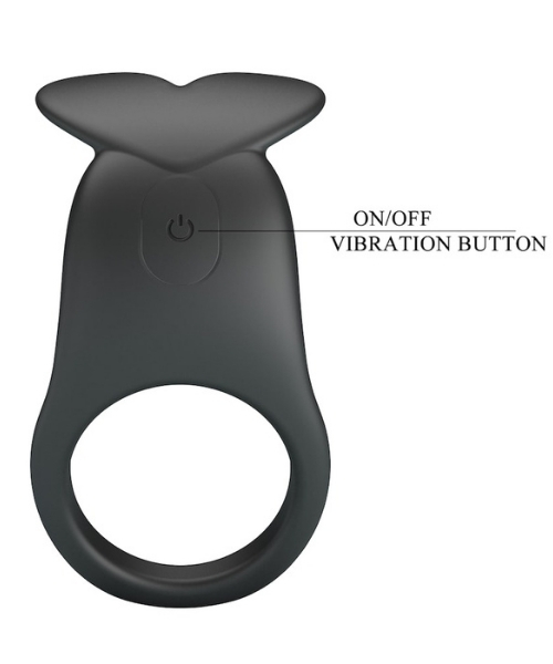 Anel Peniano Recarregável com 10 Modos de Vibração e Estimulador Clitoriano - PRETTY LOVE - Imagem 7