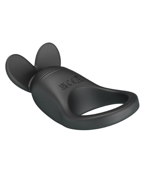 Anel Peniano Recarregável com 10 Modos de Vibração e Estimulador Clitoriano - PRETTY LOVE - Imagem 5