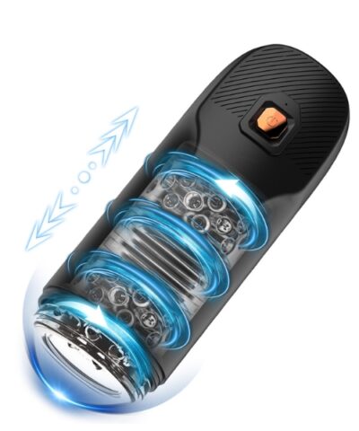 Masturbador Lanterna com Movimento Vai e Vem,Rotação - Ashe - YOUVIBE