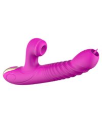 Vibrador Rotativo Vai e Vem Recarregável com 8 Modos de Vibração e 8 Modos de Pulsação e Função de Aquecimento - Sanders - YOUVIBE