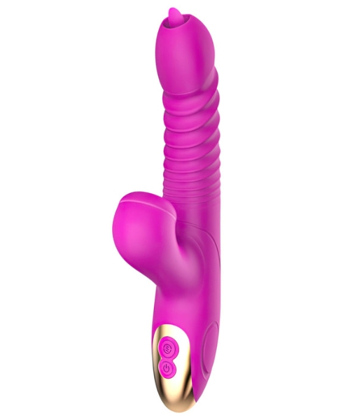 Vibrador Rotativo Vai e Vem Recarregável com 8 Modos de Vibração e 8 Modos de Pulsação e Função de Aquecimento - Sanders - YOUVIBE - Imagem 3