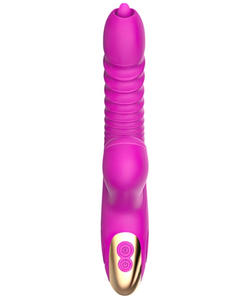 Vibrador Rotativo Vai e Vem Recarregável com 8 Modos de Vibração e 8 Modos de Pulsação e Função de Aquecimento - Sanders - YOUVIBE - Imagem 4