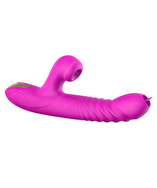 Vibrador Rotativo Vai e Vem Recarregável com 8 Modos de Vibração e 8 Modos de Pulsação e Função de Aquecimento - Sanders - YOUVIBE - Imagem 6