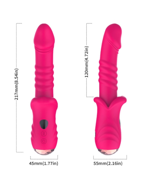 Vibrador Vai e Vem Recarregável com 10 Modos de Vibração - USK - Imagem 6