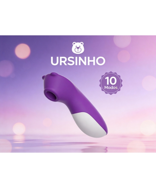 Sugador URSINHO Recarregável USB, 10 Modos de Pulsação, Silicone Premium, à Prova D'Água - Imagination® - Imagem 7