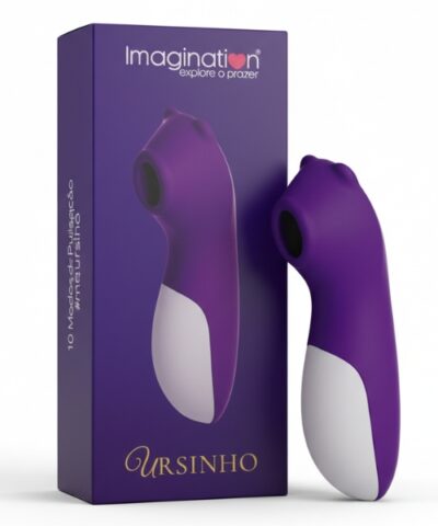 Sugador URSINHO Recarregável USB, 10 Modos de Pulsação, Silicone Premium, à Prova D'Água - Imagination®
