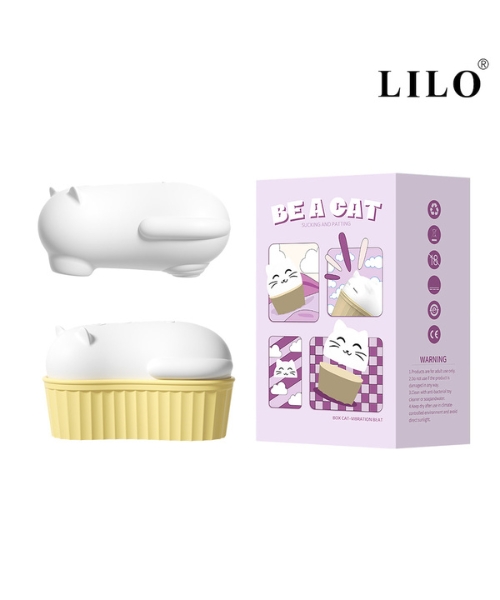 Sugador de Clitóris e Vibrador em Formato De Gato Com Case - LILO - Imagem 8
