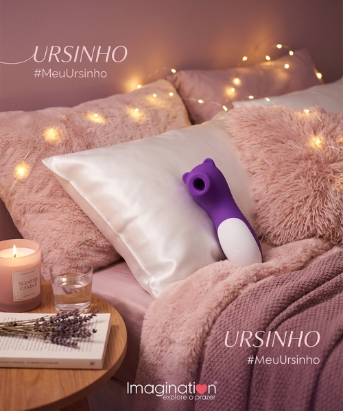 Sugador URSINHO Recarregável USB, 10 Modos de Pulsação, Silicone Premium, à Prova D'Água - Imagination® - Imagem 10