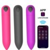 Vibrador Bullet Wireless com 10 Modos de Vibração e com Controle Via App - YOUVIBE